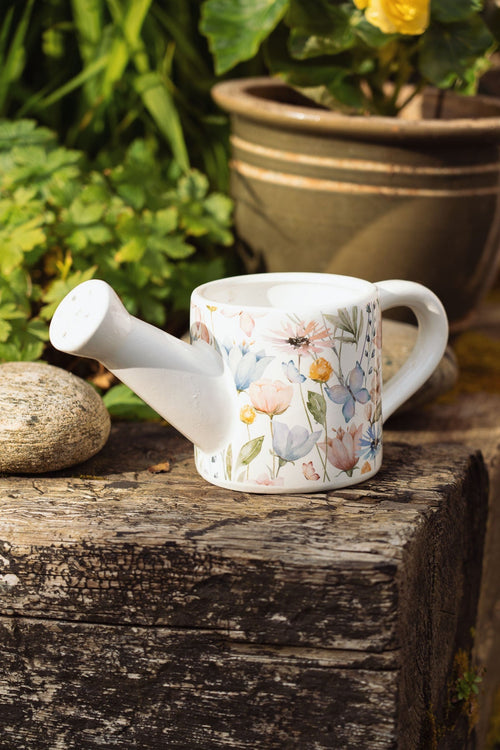 Butterfly Watering Can Planter