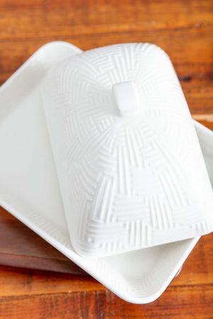 Carraig Donn Cable Knit Butter Dish