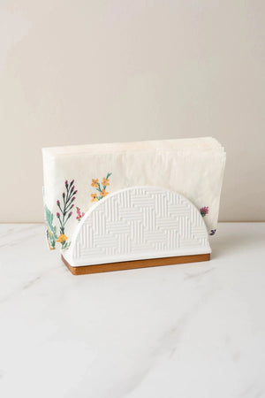 Carraig Donn Cable Knit Napkin Holder