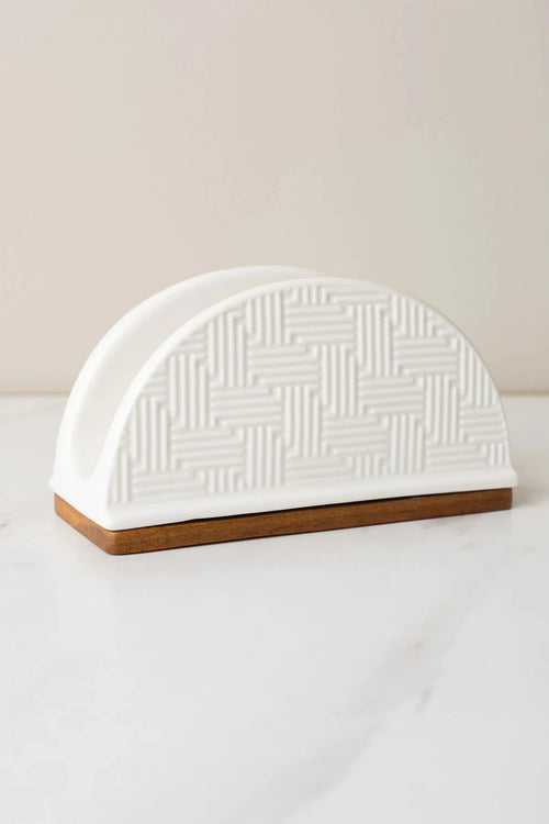 Carraig Donn Cable Knit Napkin Holder