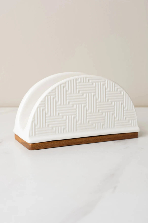 Carraig Donn Cable Knit Napkin Holder