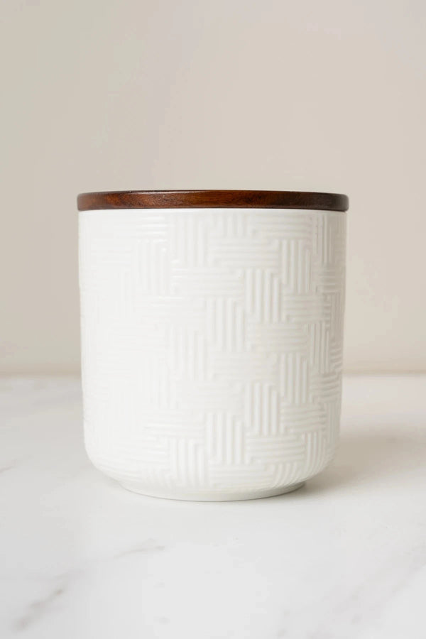 Carraig Donn Cable Knit Set of 3 Canisters
