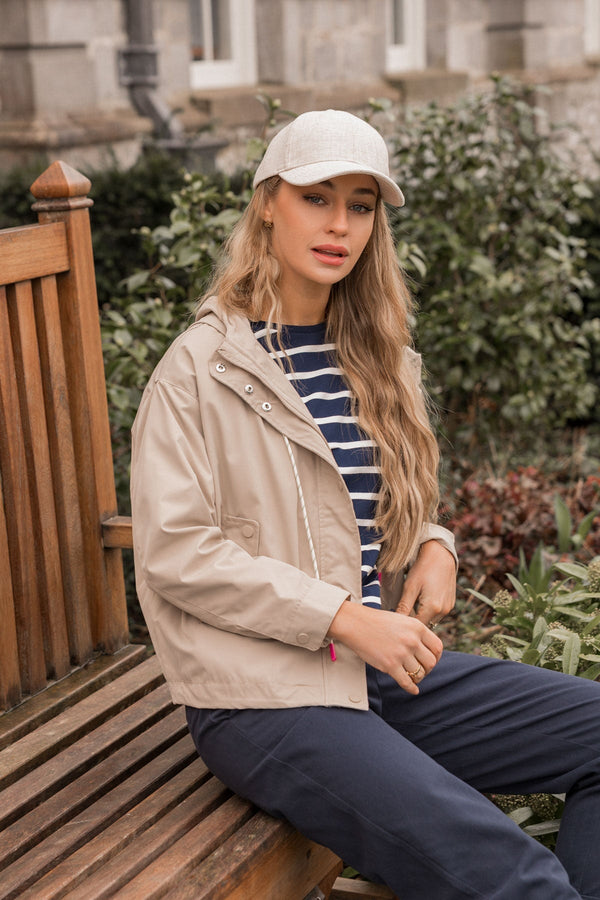 Carraig Donn Camel Cropped Hooded Parka