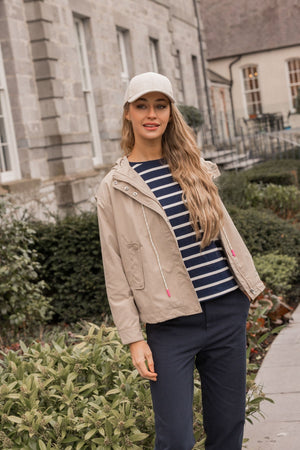 Carraig Donn Camel Cropped Hooded Parka