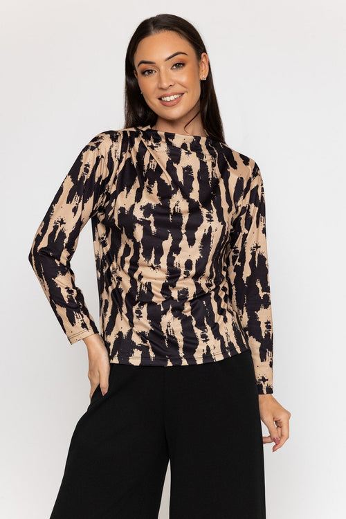 Camel Soft Touch Long Sleeve Top