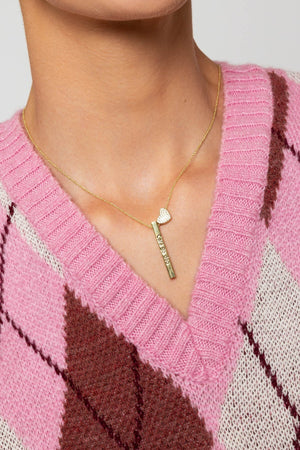 Carraig Donn "Cara Go Deo" Bar Pendant Necklace