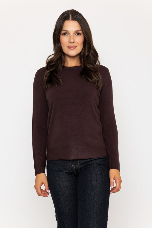 Carraig Donn Cashmilon Jumper Brown