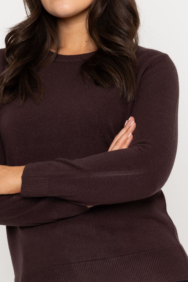 Carraig Donn Cashmilon Jumper Brown