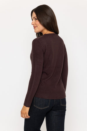 Carraig Donn Cashmilon Jumper Brown