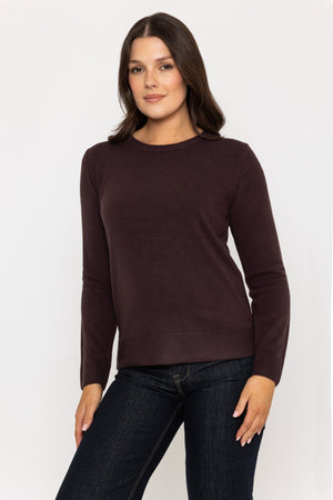 Carraig Donn Cashmilon Jumper Brown