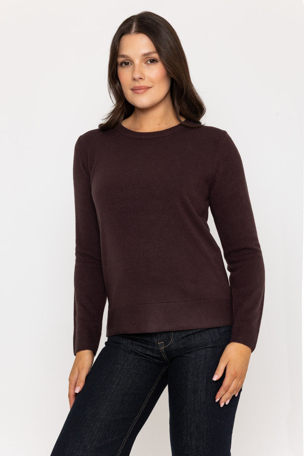 Carraig Donn Cashmilon Jumper Brown