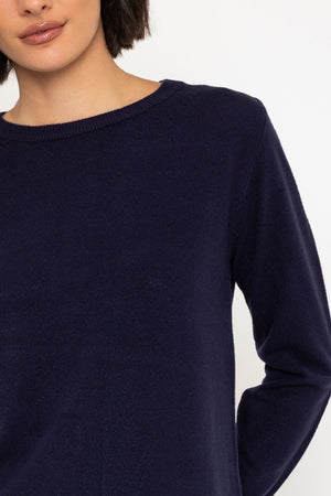 Carraig Donn Cashmilon Jumper Navy