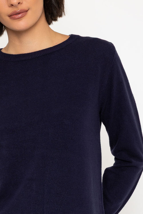Carraig Donn Cashmilon Jumper Navy