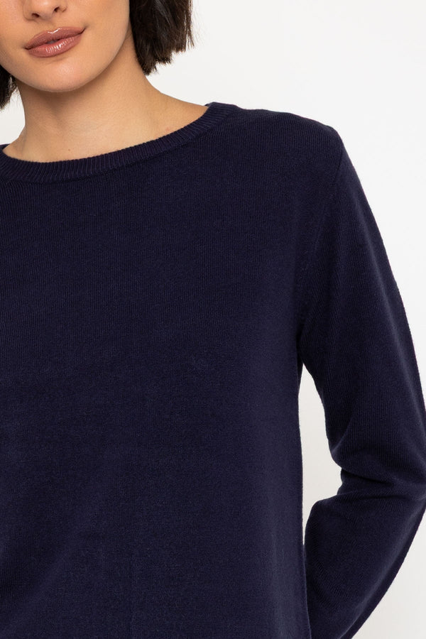 Carraig Donn Cashmilon Jumper Navy