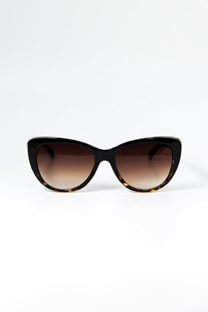 Cateye Sunglasses in Brown