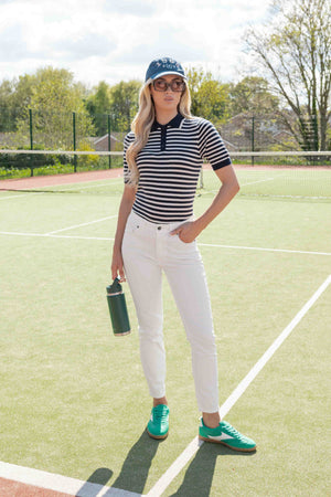 Carraig Donn Celine Casual Jeans in Ecru