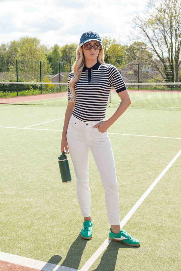 Carraig Donn Celine Casual Jeans in Ecru