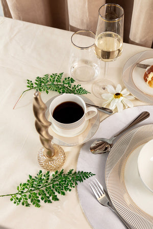 Carraig Donn Celine Cups and Saucer Set Of 4