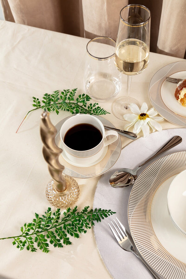 Carraig Donn Celine Cups and Saucer Set Of 4