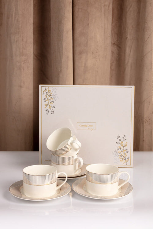 Celine Cups and Saucer Set Of 4