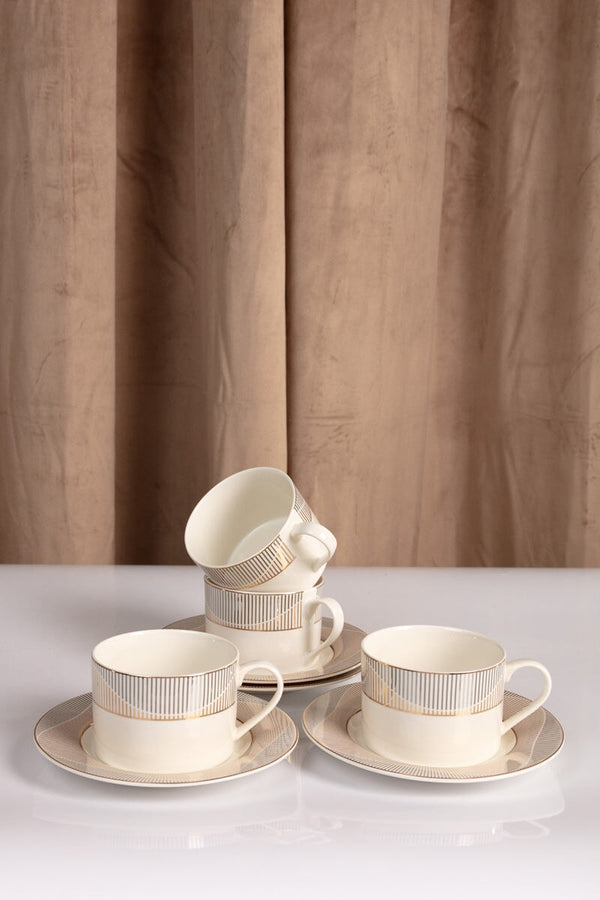 Carraig Donn Celine Cups and Saucer Set Of 4