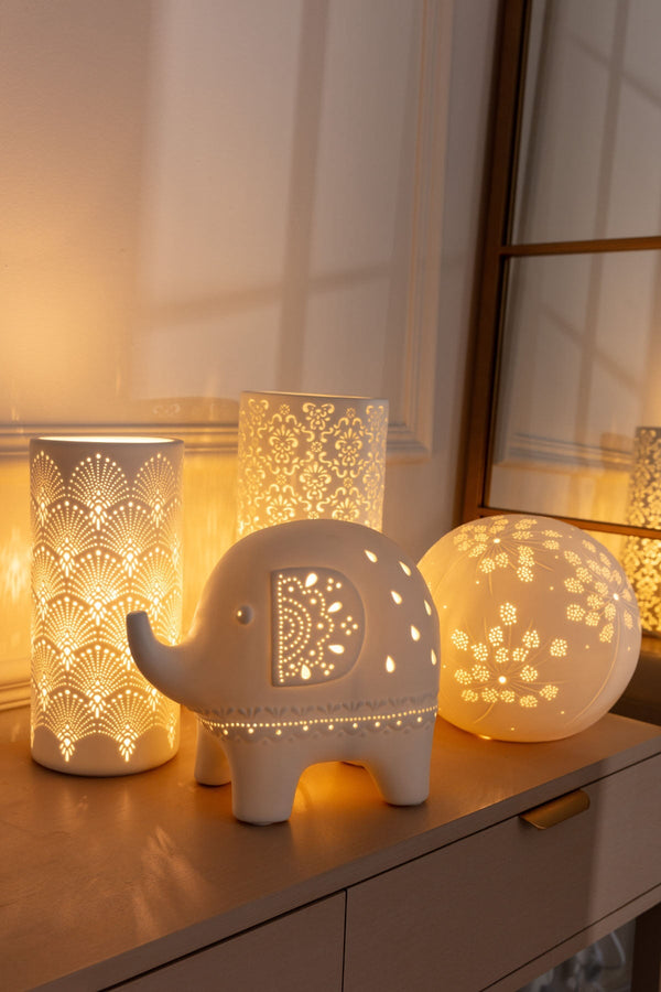 Carraig Donn Ceramic LED Dandelion Globe