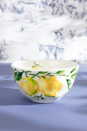 Ceramic Lemon Serving Bowl