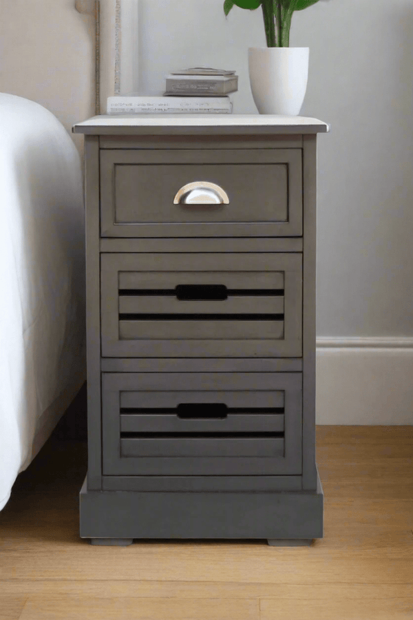 Carraig Donn Charlie 3-Drawer Walnut Cabinet