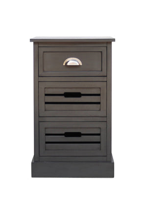 Carraig Donn Charlie 3-Drawer Walnut Cabinet