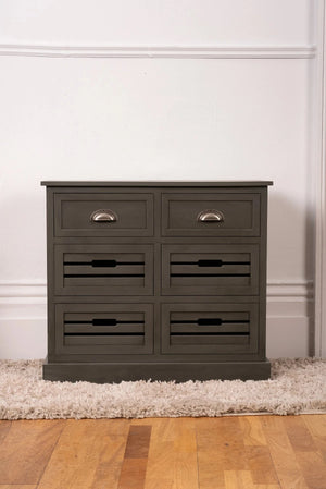 Carraig Donn Charlie 6-Drawer Walnut Cabinet