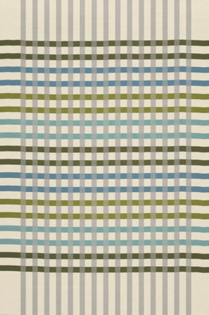 Carraig Donn Check Green Blacket With Fringes 140X180Cm