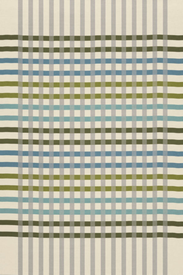 Carraig Donn Check Green Blacket With Fringes 140X180Cm