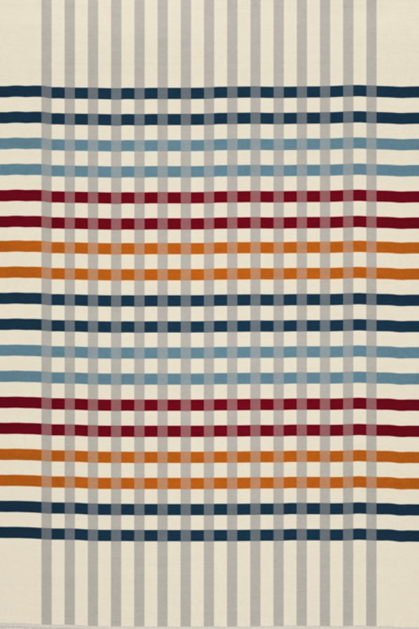 Carraig Donn Check Multi Blacket With Fringes 140X180Cm