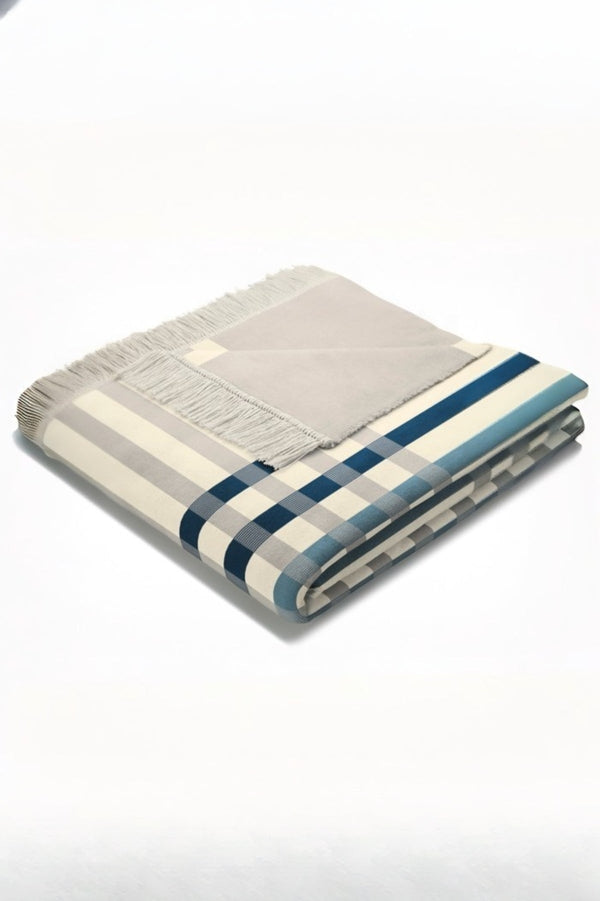 Carraig Donn Check Multi Blacket With Fringes 140X180Cm