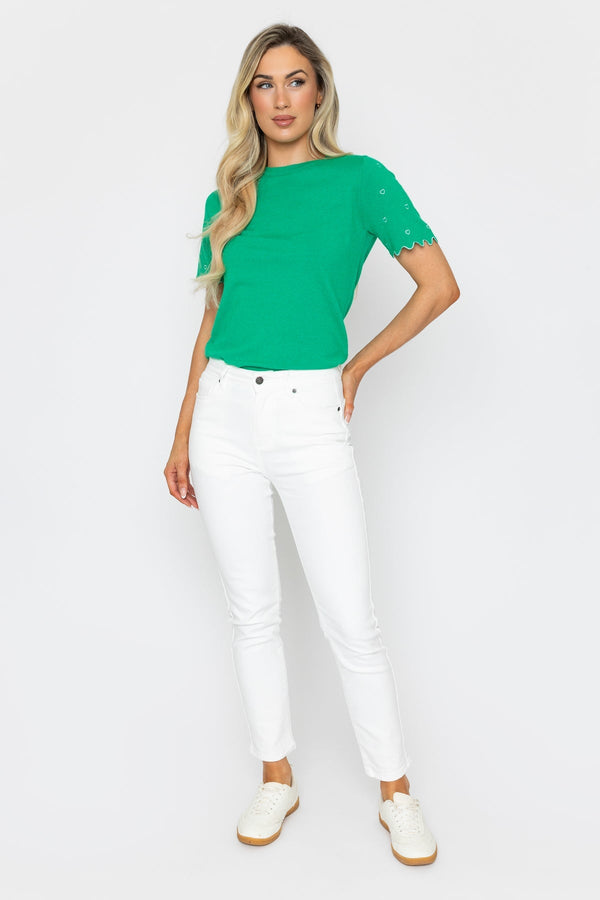 Carraig Donn Chloe Sculpting Push Up Jeans in White