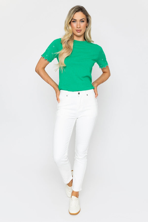 Carraig Donn Chloe Sculpting Push Up Jeans in White