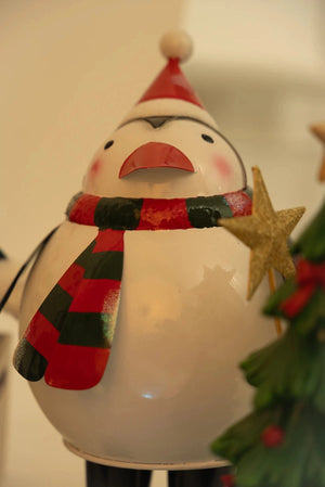 Carraig Donn Christmas Penguin Wobbler Decoration
