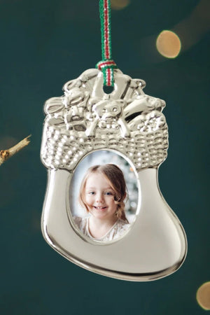 Carraig Donn Christmas Sock with Photo Frame Decoration