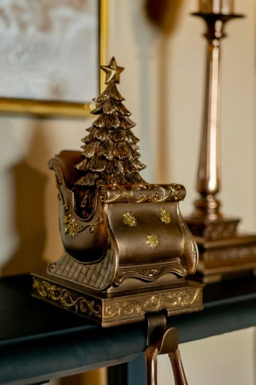 Christmas Stocking Holder Sculpture