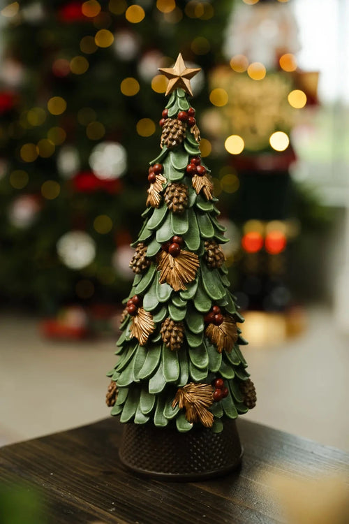 Christmas Tree Ornament with Acorns