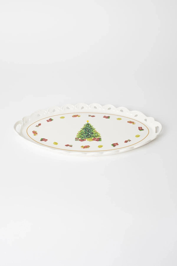 Carraig Donn Christmas Tree Oval Platter