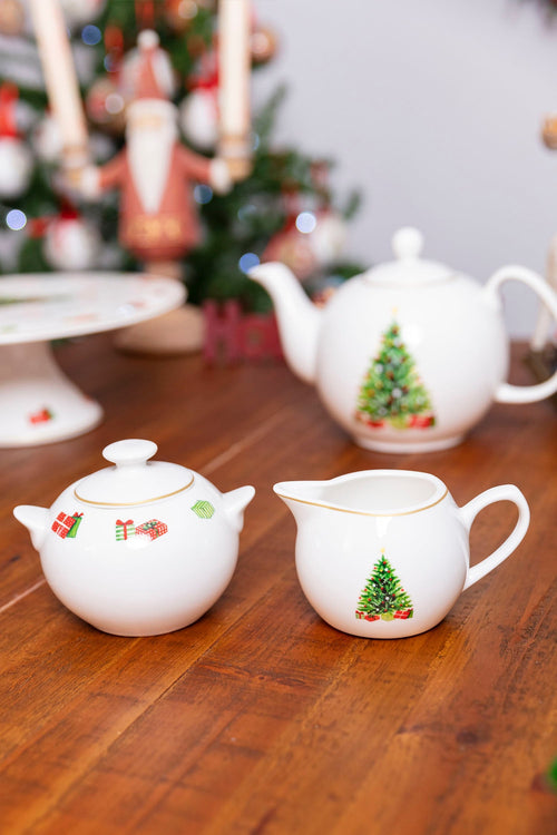 Christmas Tree Sugar & Creamer Set