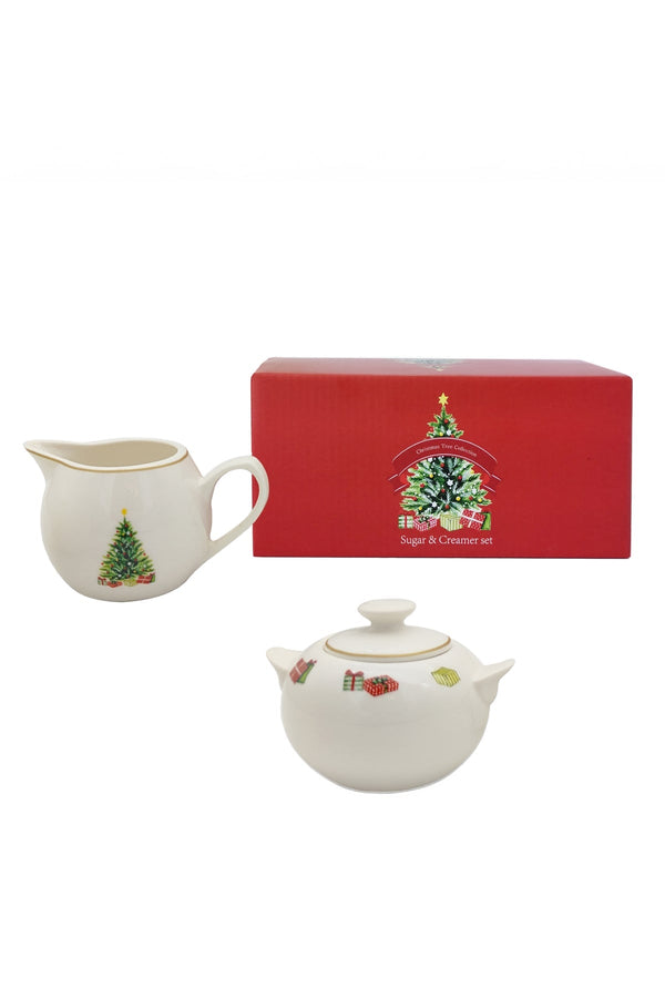 Carraig Donn Christmas Tree Sugar & Creamer Set