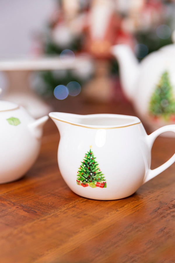 Carraig Donn Christmas Tree Sugar & Creamer Set