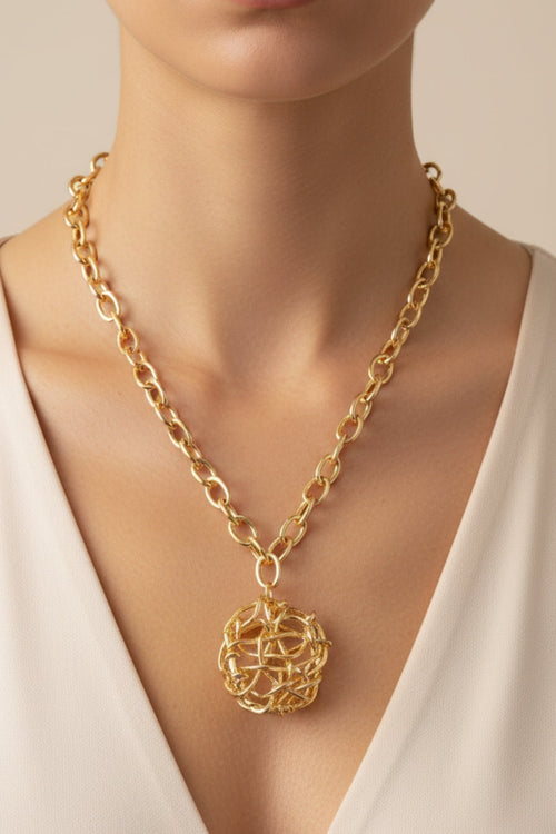 Chunky Gold Chain Necklace