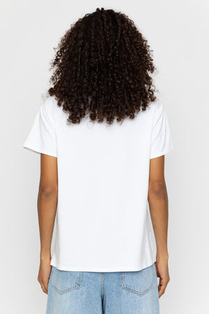 Carraig Donn Ciao Lemon Print White T-Shirt