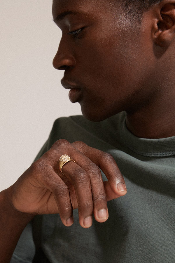 Carraig Donn Cindy Crystal Gold Plated Ring