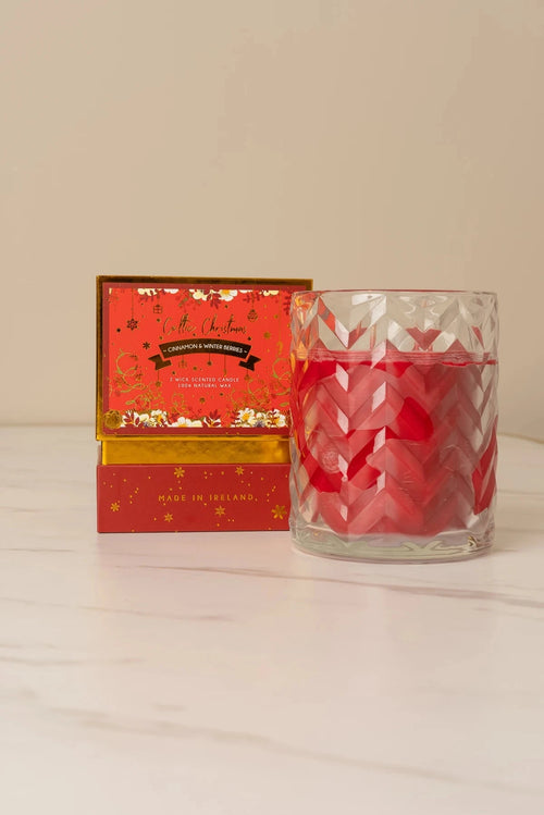 Cinnamon & Winter Berry Double Wick Candle