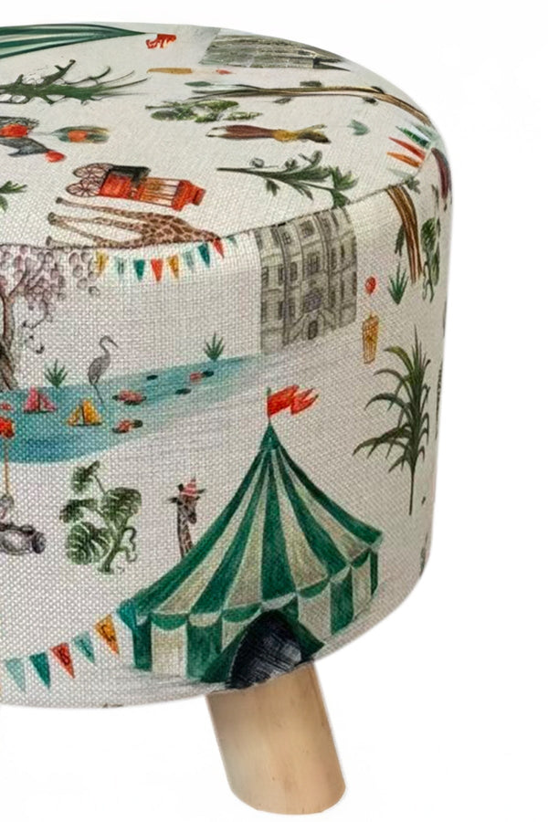 Carraig Donn Circus Print Stool
