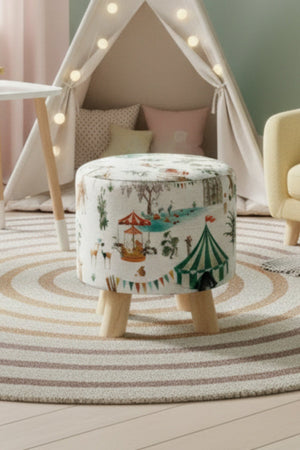 Carraig Donn Circus Print Stool